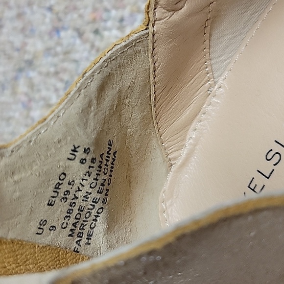 Kelsi Dagger, women's Brooklyn Suede Metallic Rose Kadeja Ankle Booties Sz 9 - Picture 8 of 8